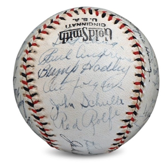 1938 World Series Champion New York Yankees Team Signed Baseball (32 Signatures Incl Lou Gehrig and Joe DiMaggio)